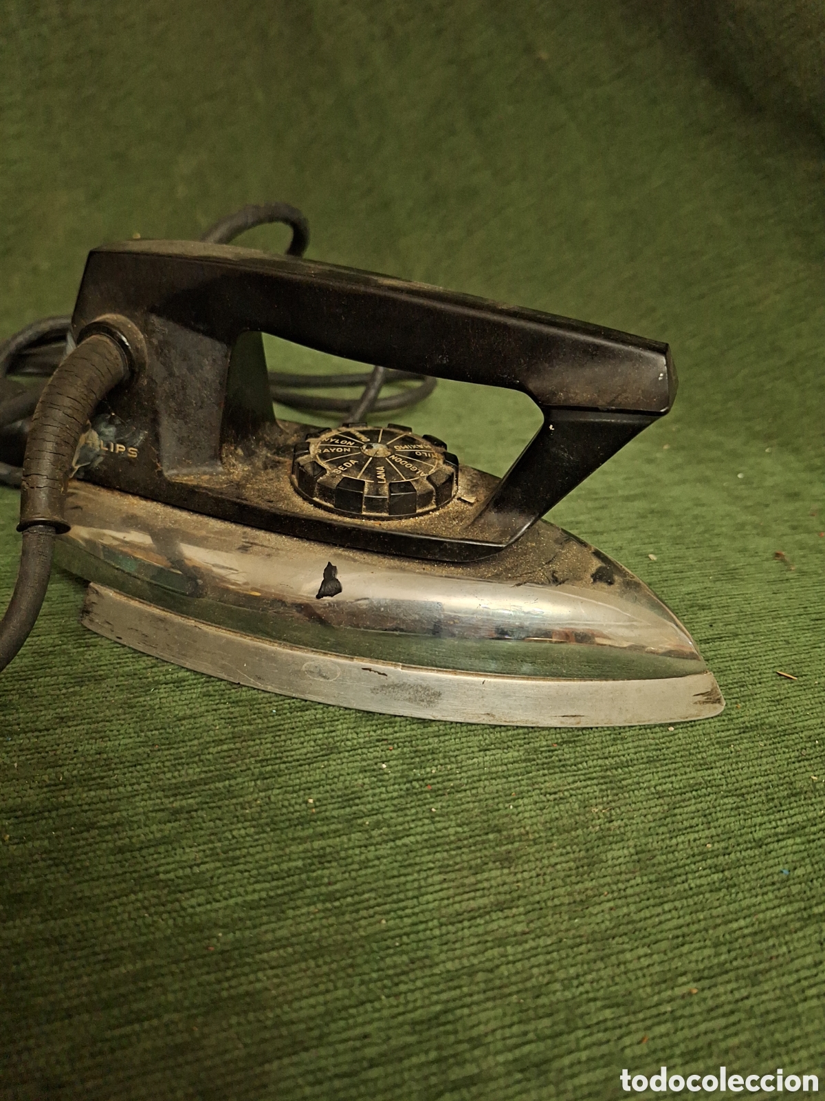Antig&uuml;edades: Plancha antigua marca Philips - Foto 2