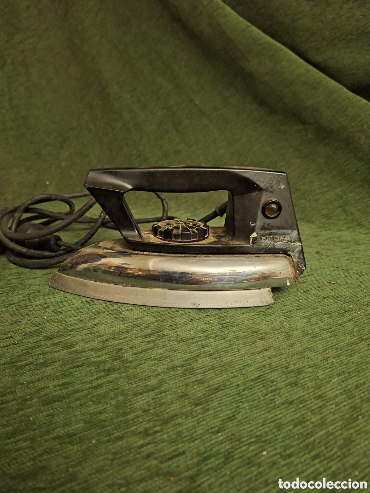 Antig&uuml;edades: Plancha antigua marca Philips - Foto 4