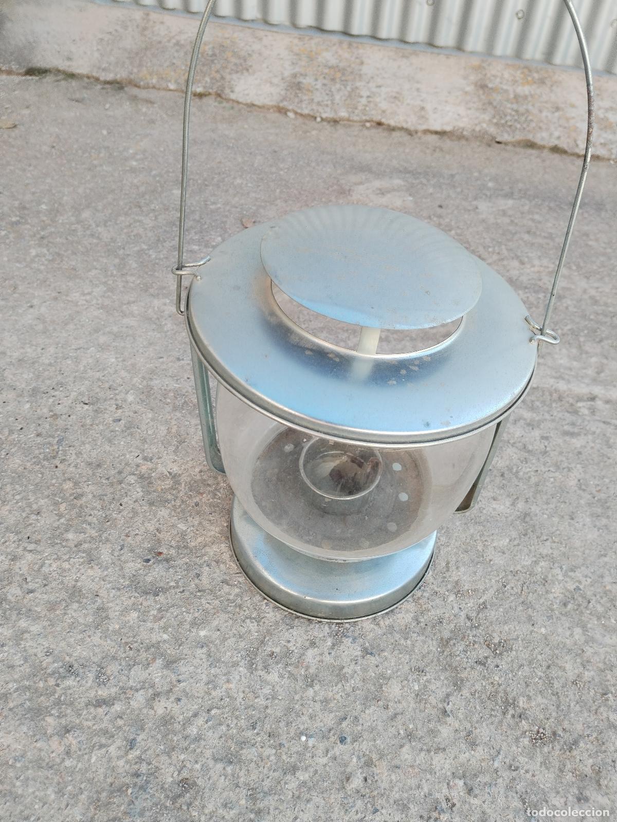 Antig&uuml;edades: lampara farol vintage - Foto 3