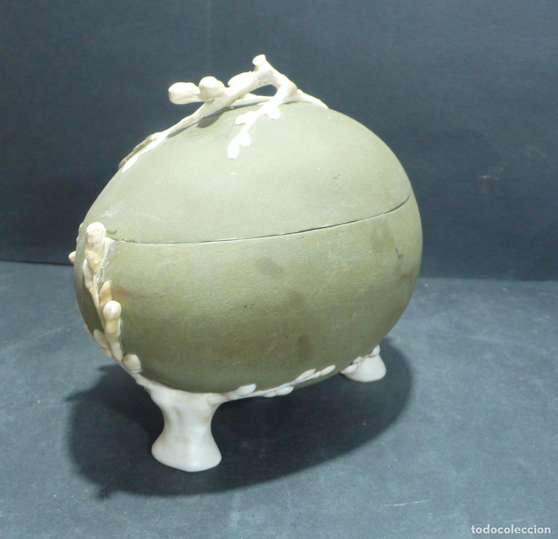 Antig&uuml;edades: CAJA DE PORCELANA OVALADA - Foto 3