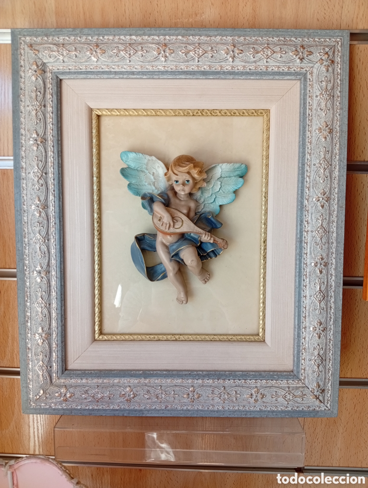 Antig&uuml;edades: Cuadro antiguo &aacute;ngel - Foto 1