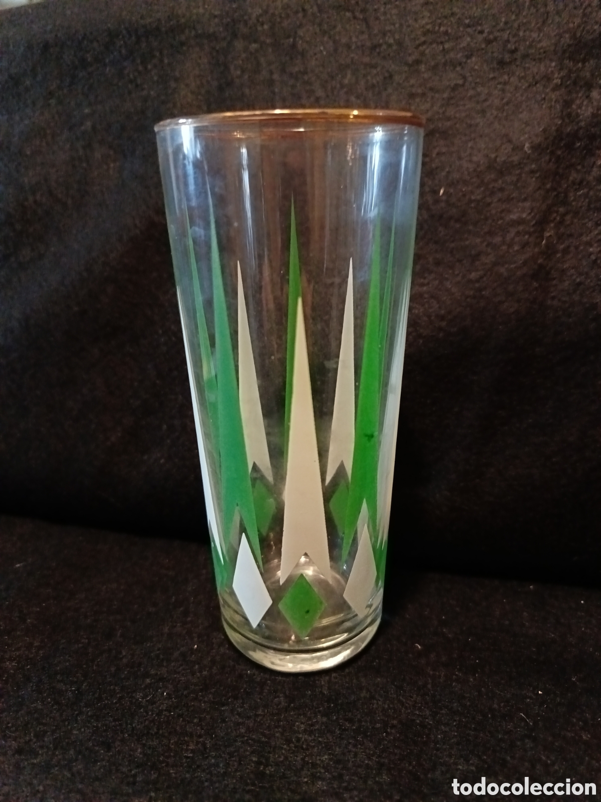 Antig&uuml;edades: Vasos a&ntilde;os 50 decorados - Foto 1