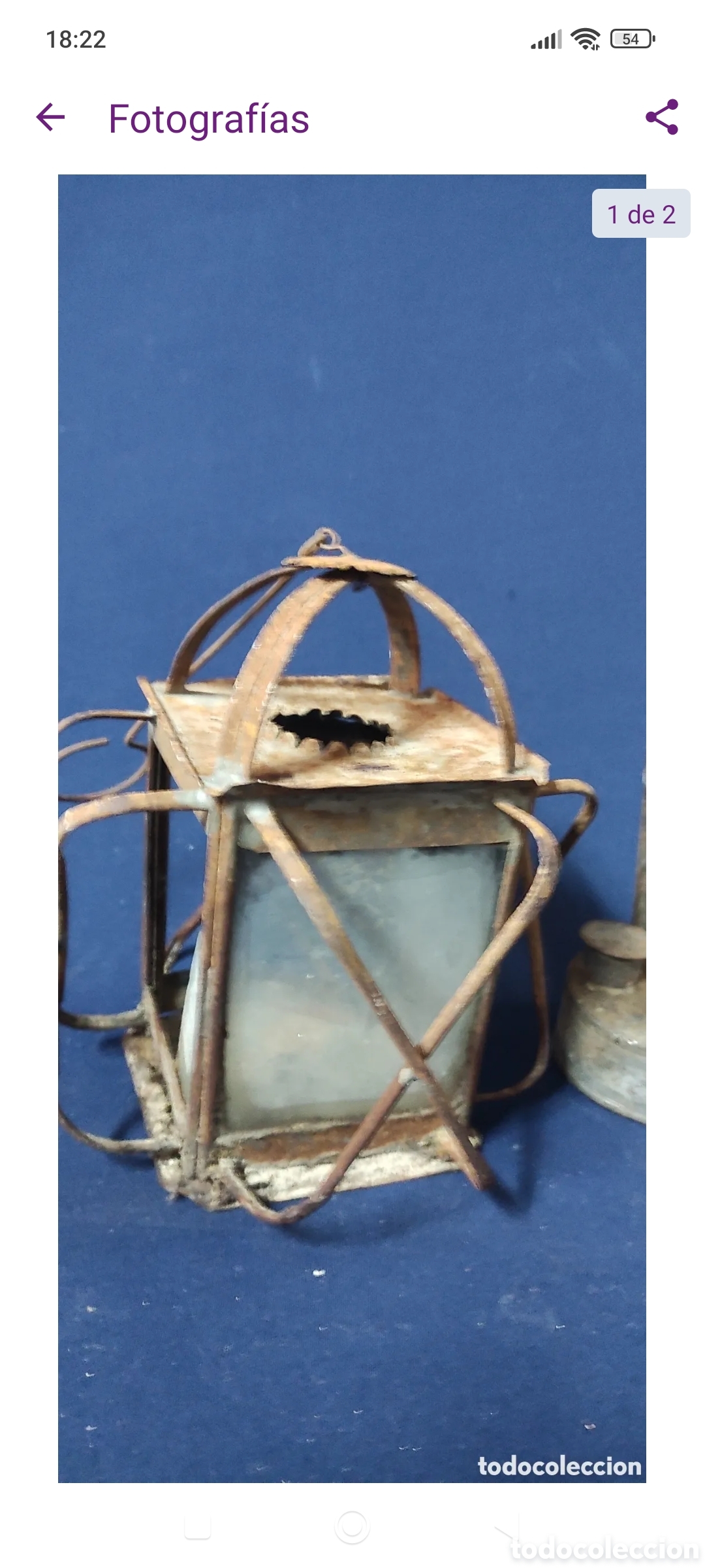 Antig&uuml;edades: Lote varios art&iacute;culos rusticos - Foto 2