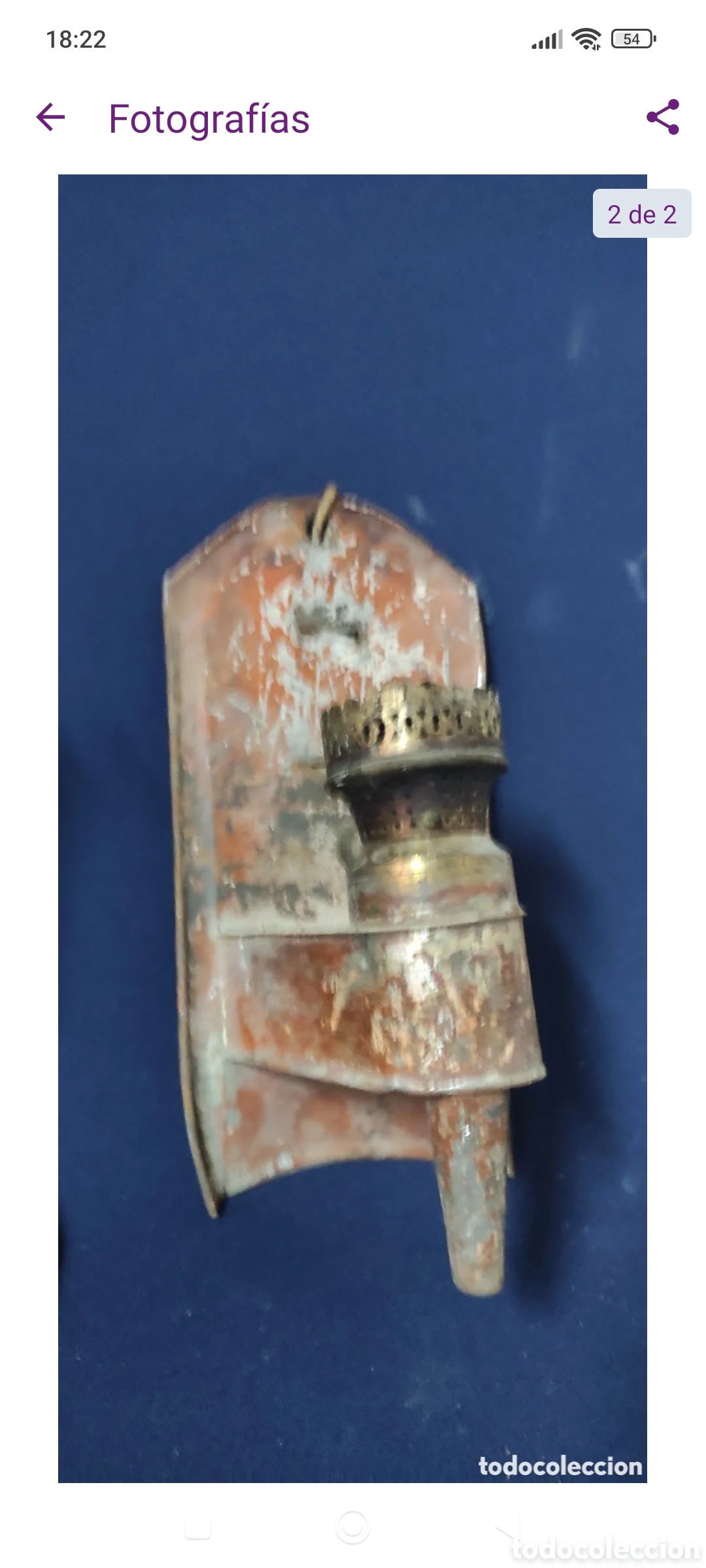 Antig&uuml;edades: Lote varios art&iacute;culos rusticos - Foto 3