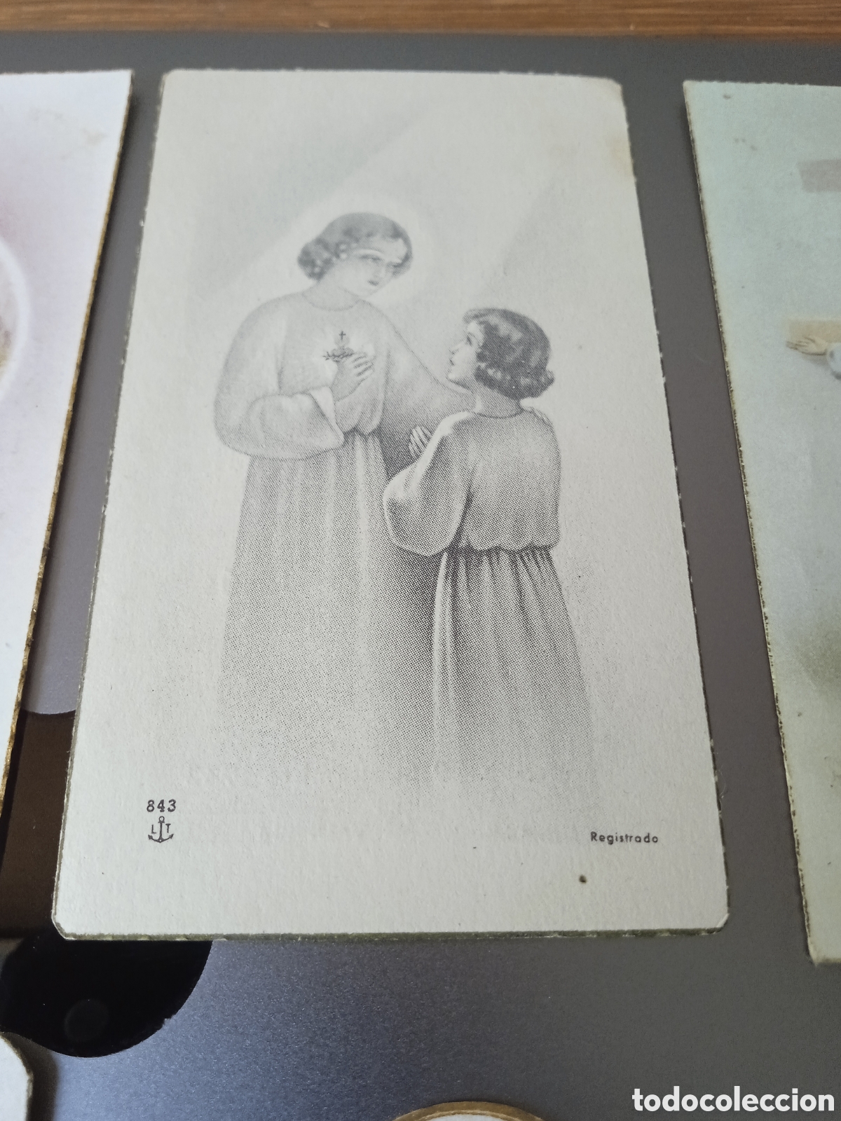 Antig&uuml;edades: Peque&ntilde;as postales religiosas - Foto 6