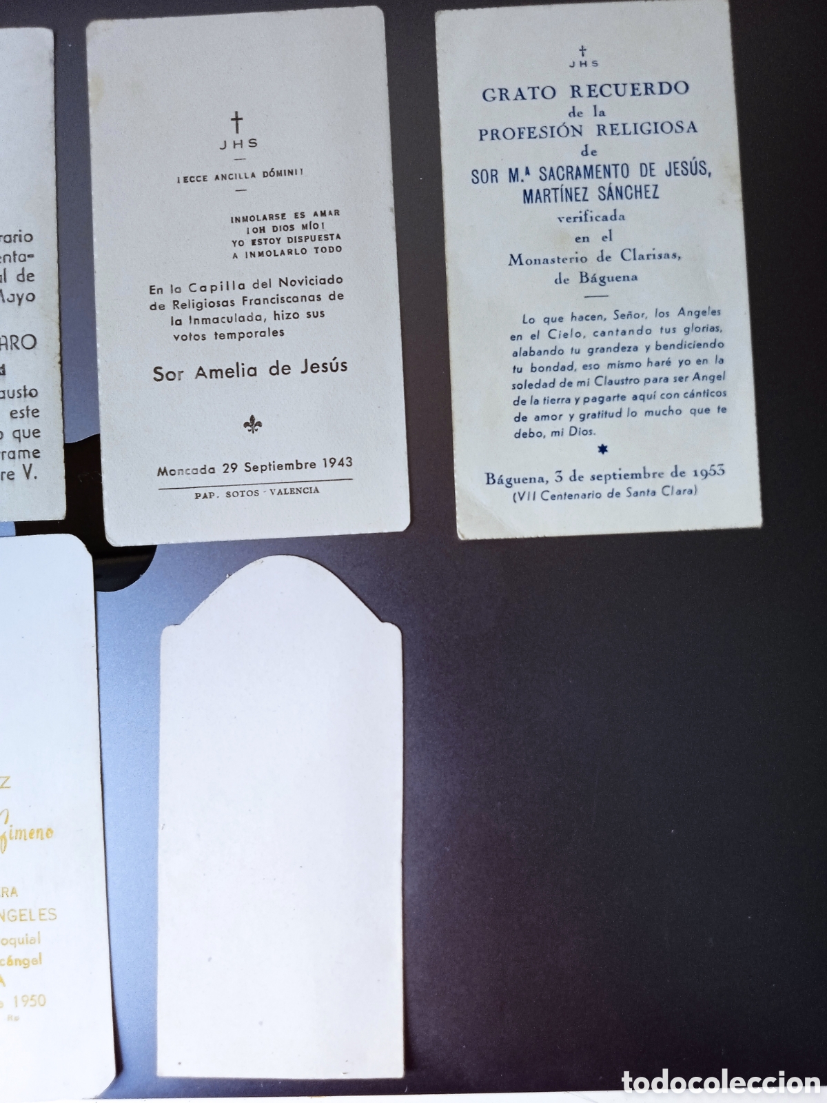 Antig&uuml;edades: Peque&ntilde;as postales religiosas - Foto 9