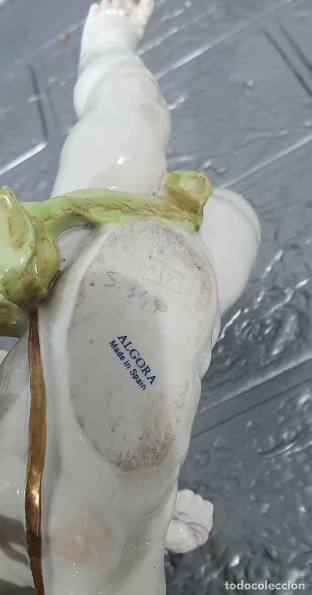 Antig&uuml;edades: Angelitos querubines en porcelana de Algora - Foto 6