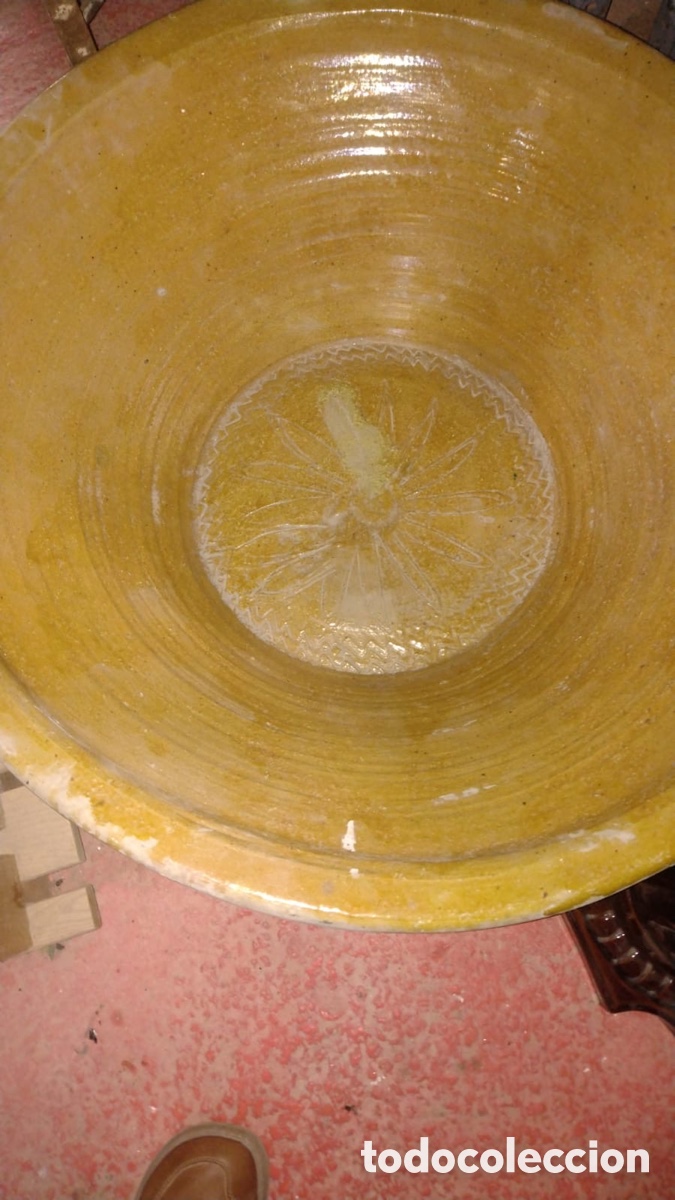 Antig&uuml;edades: Importante lebrillo de Bail&eacute;n. S. XIX - Foto 2