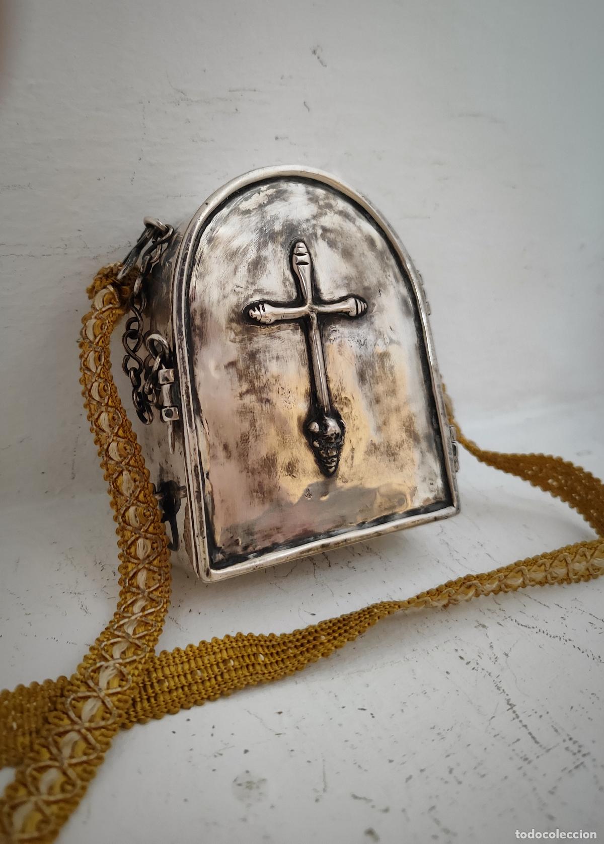 Antig&uuml;edades: PORTAVIATICO DE PLATA - Foto 3