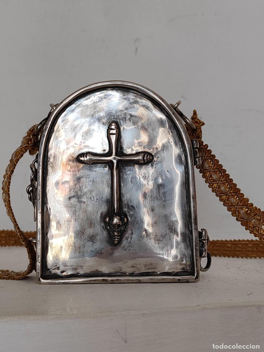 Antig&uuml;edades: PORTAVIATICO DE PLATA - Foto 5