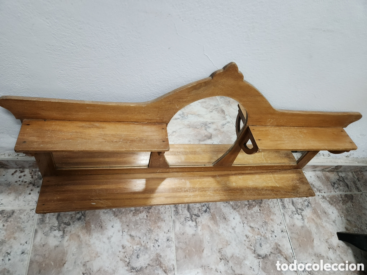 Antig&uuml;edades: Antiguo espejo tipo modernista - Foto 2