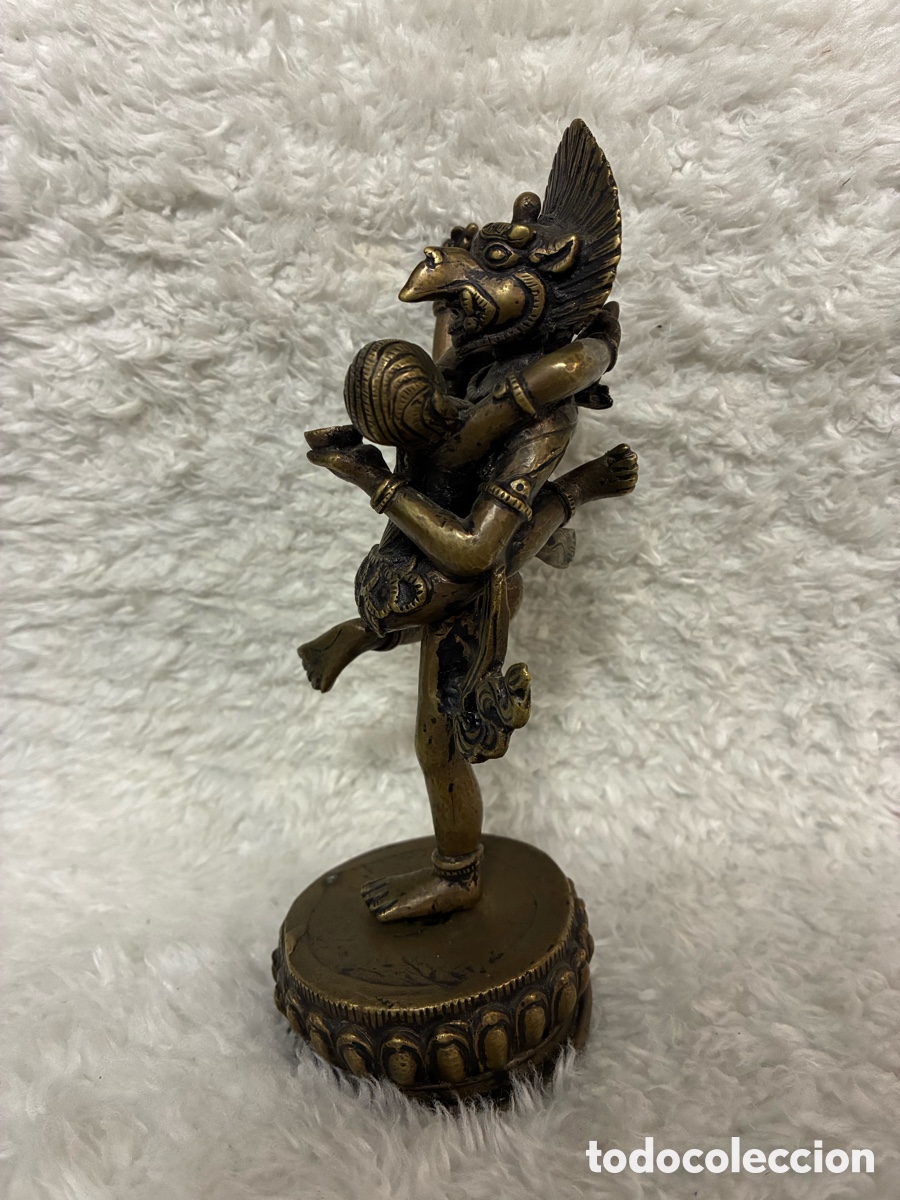 Antig&uuml;edades: Estatua de bronce siglo XIX - Foto 2