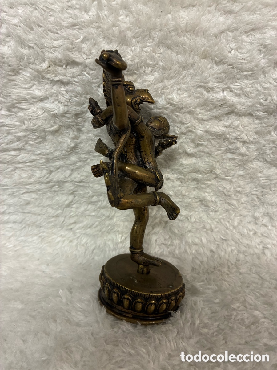 Antig&uuml;edades: Estatua de bronce siglo XIX - Foto 4