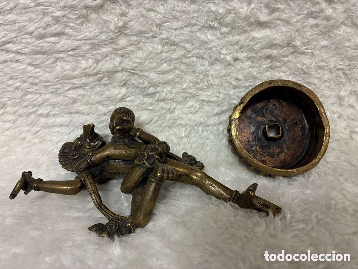 Antig&uuml;edades: Estatua de bronce siglo XIX - Foto 5