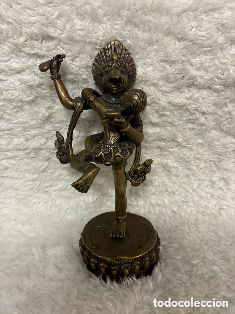 Antig&uuml;edades: Estatua de bronce siglo XIX - Foto 1