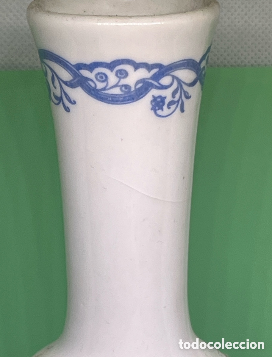 Antig&uuml;edades: JARR&Oacute;N DE PORCELANA CON IGLESIA Y CASTILLO - Foto 5