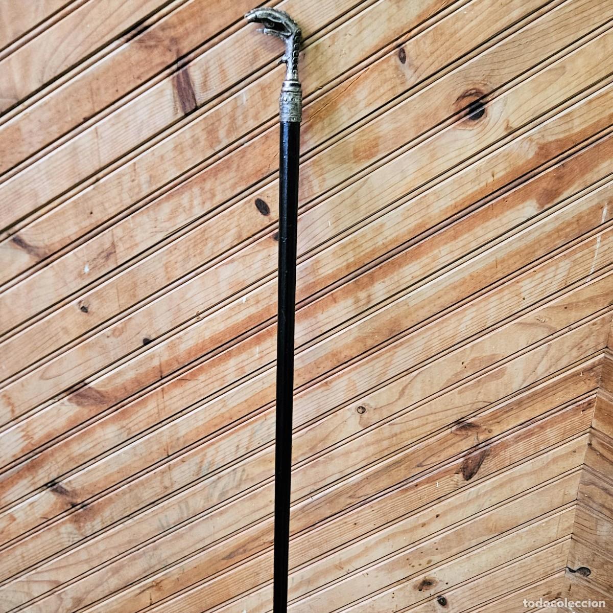 Antig&uuml;edades: Baston antiguo con garra. 91 cm !! - Foto 2