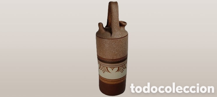 Antig&uuml;edades: ORIGINAL BOTIJO EN CER&Aacute;MICA ESGRAFIADA - Foto 1