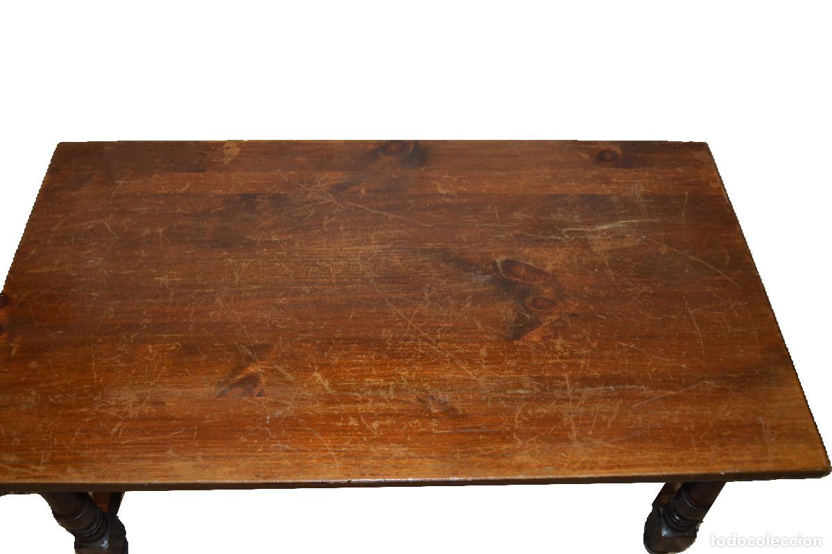 Antig&uuml;edades: Mesa rectangular de tablero largo de estilo castellano - Foto 3