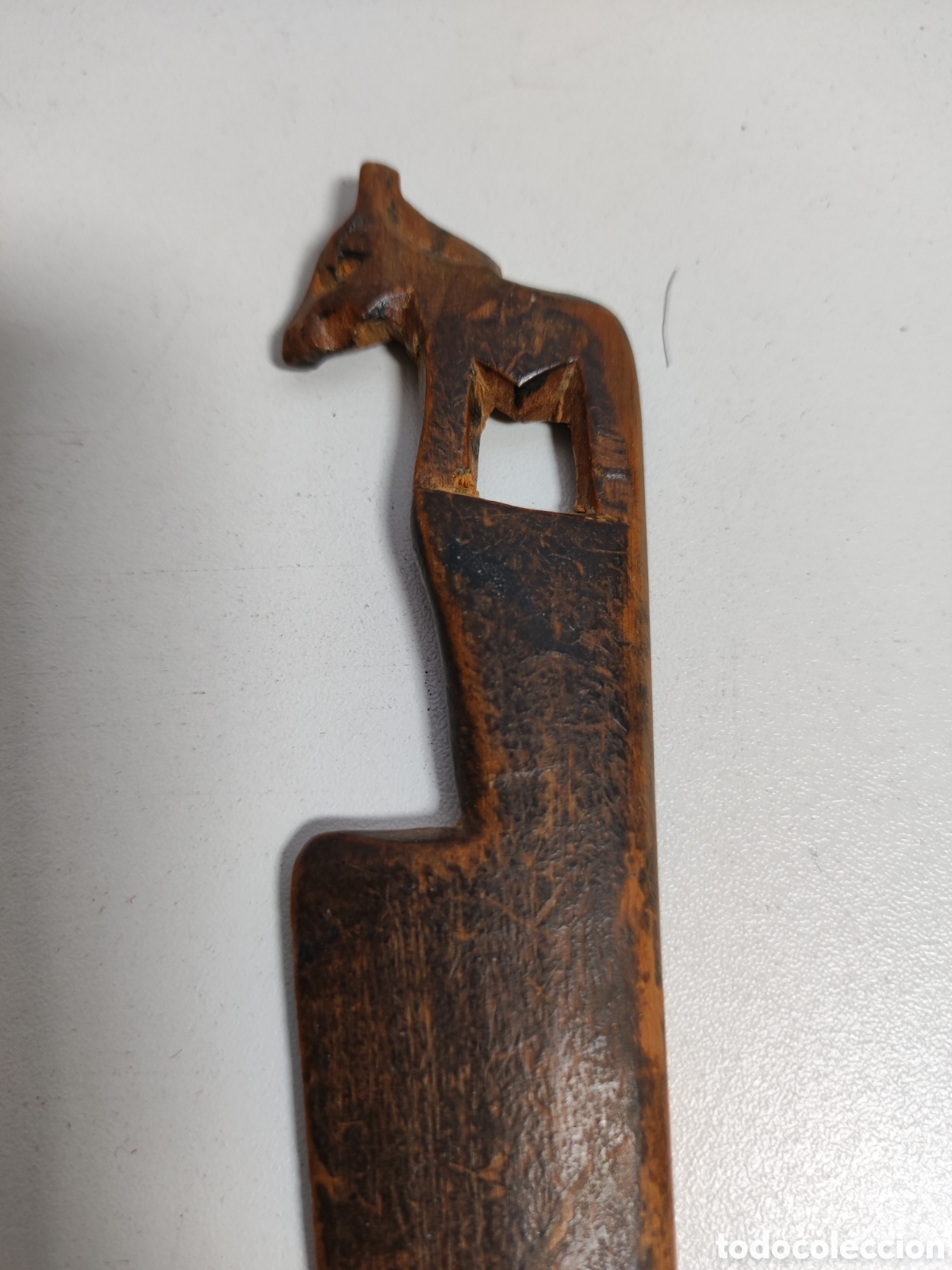 Antig&uuml;edades: Abre cartas de madera - Foto 3