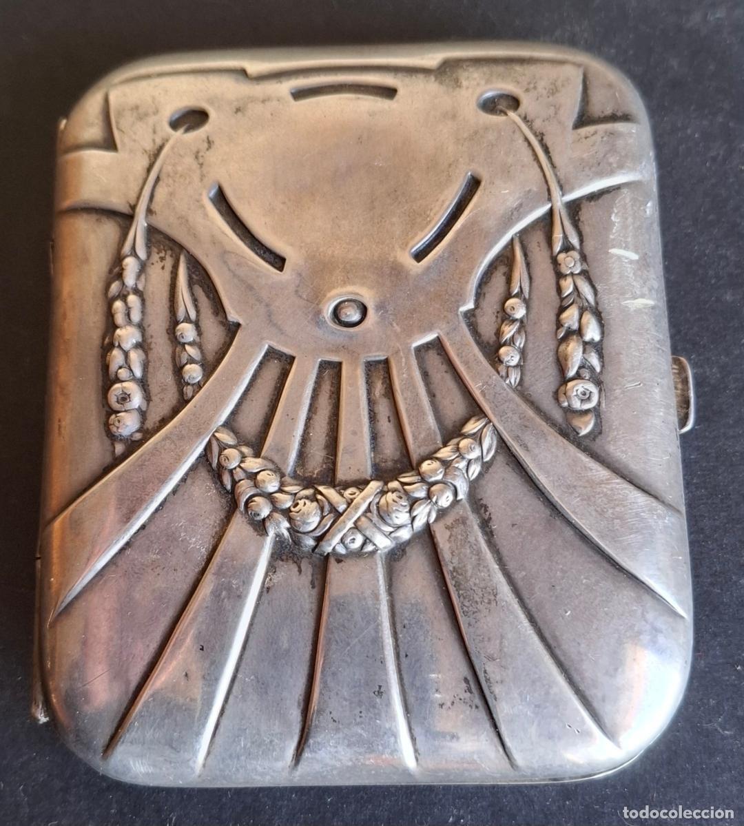 Antig&uuml;edades: (PLAN-250310)PITILLERA DE PLATA PRINCIPIOS DE SIGLO - Foto 2
