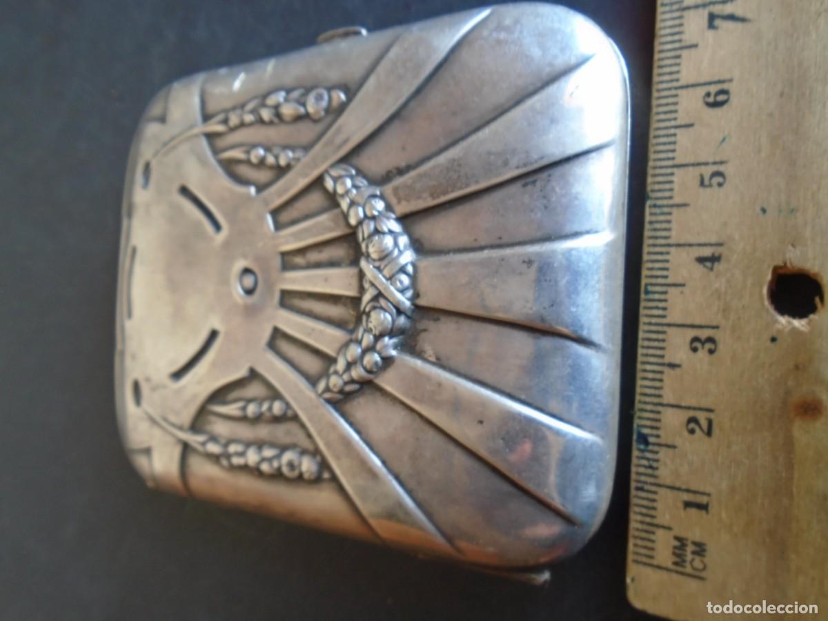 Antig&uuml;edades: (PLAN-250310)PITILLERA DE PLATA PRINCIPIOS DE SIGLO - Foto 5