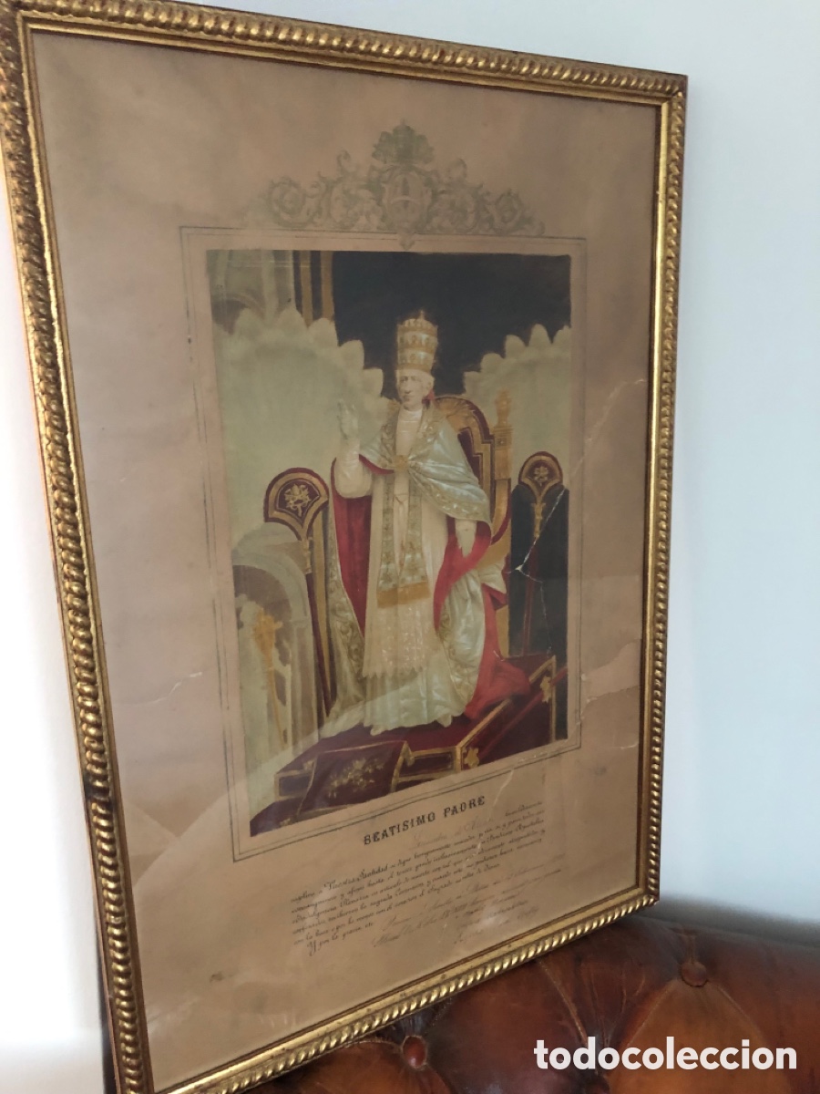 Antig&uuml;edades: Indulgencia papal 1892 - Foto 1