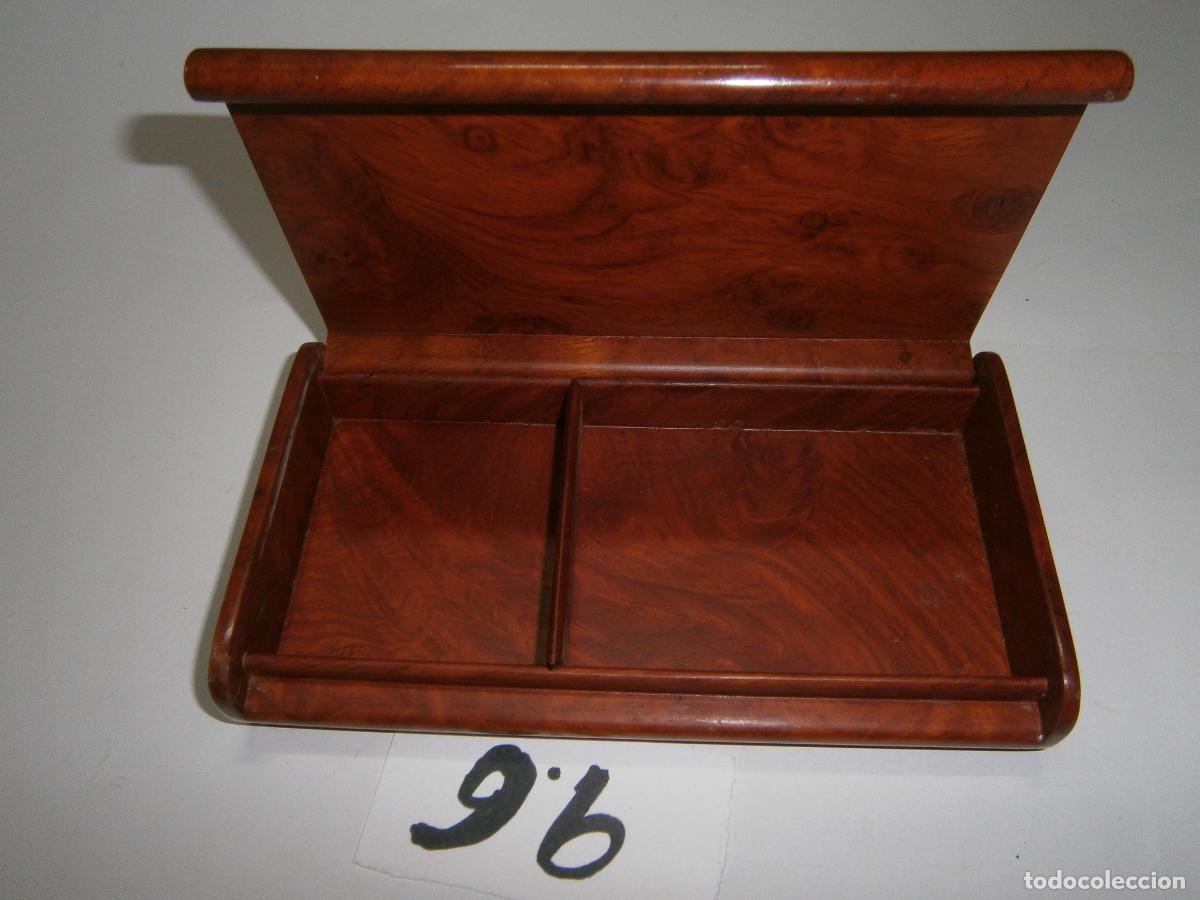 Antig&uuml;edades: ESPECTACULAR CAJA MADERA RAIZ - Foto 1