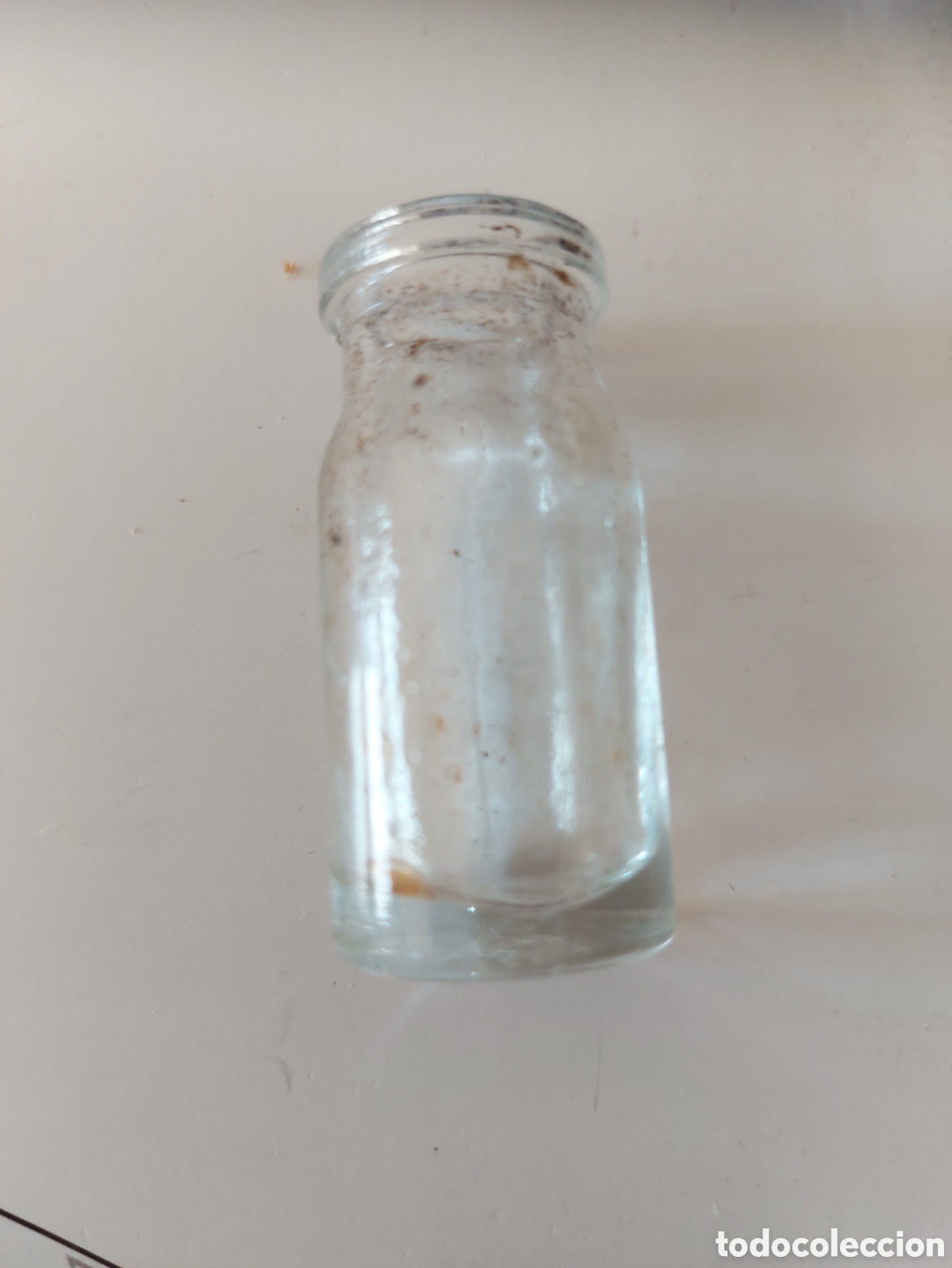 Antig&uuml;edades: ANTIGUO ENVASE DE VIDRIO DE SOLUCION INYECTABLE - Foto 1