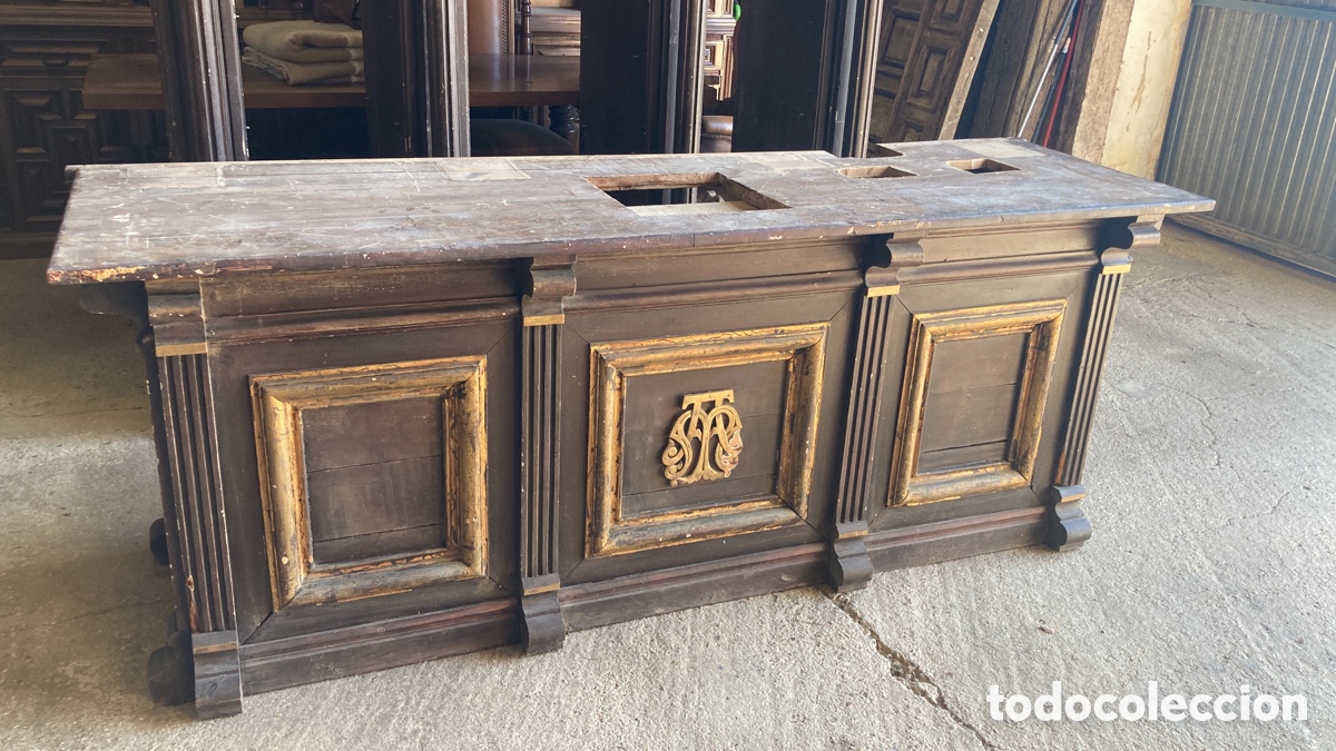 Antig&uuml;edades: Antiguo conjunto de altar - Foto 3