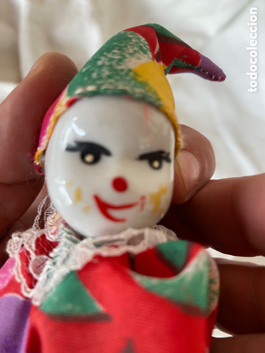 Antig&uuml;edades: Payaso antiguo de porcelana - Foto 1