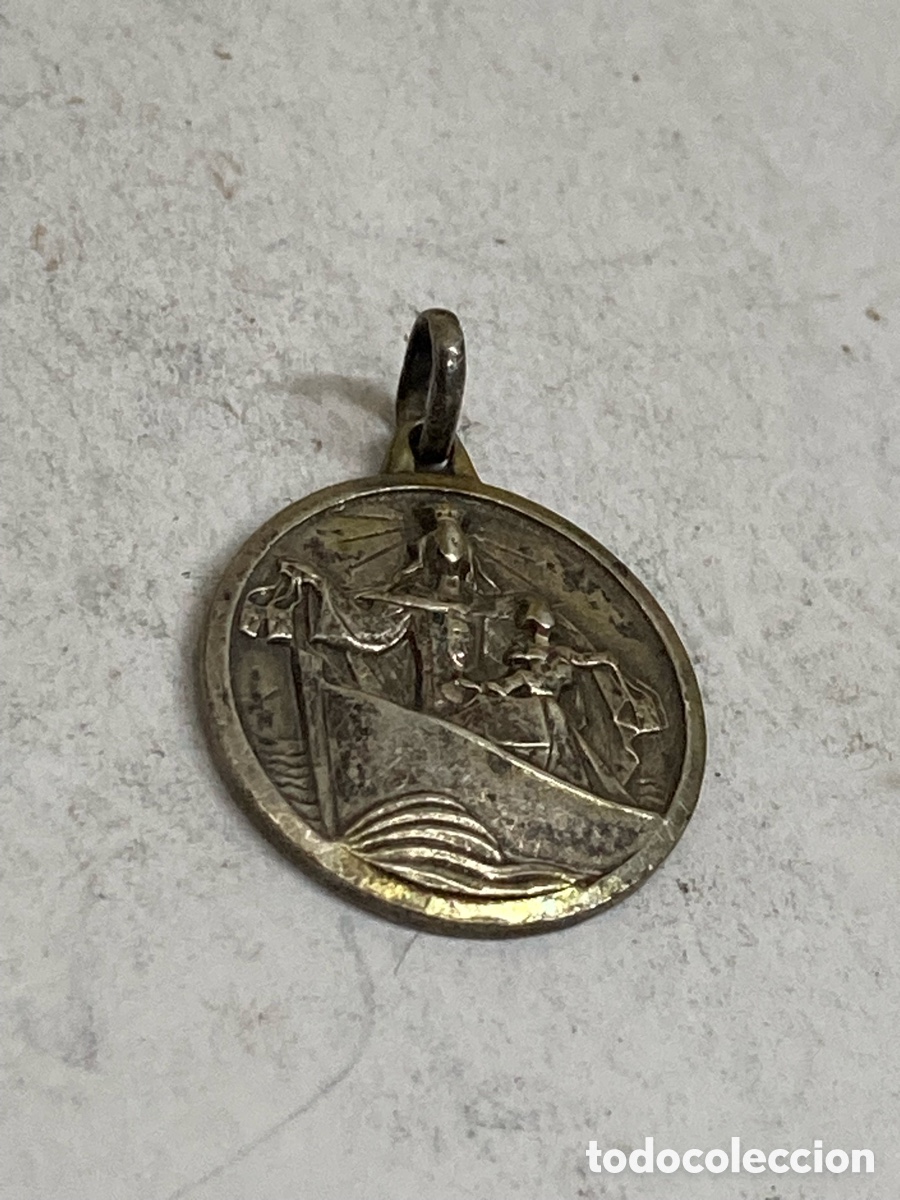 Antig&uuml;edades: Medalla de plata religiosa C301 - Foto 1