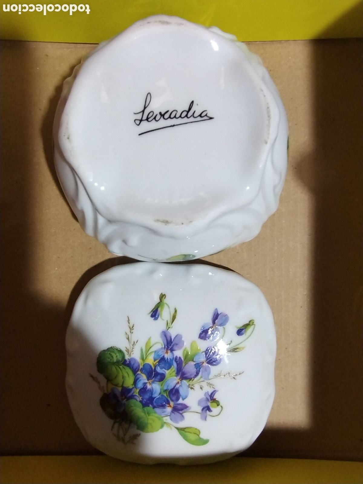 Antig&uuml;edades: Joyero cer&aacute;mica leocadia - Foto 3