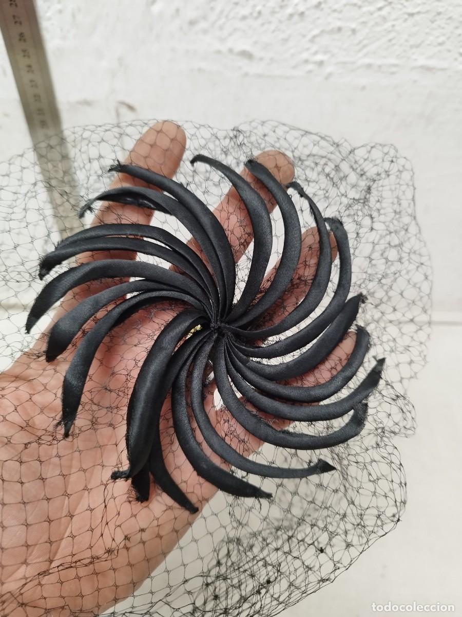 Antig&uuml;edades: Antiguo complemento para sombrero, gorro de mujer.. - Foto 3