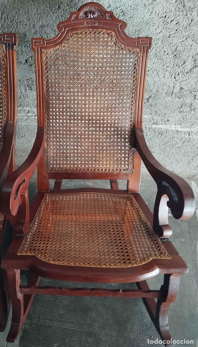 Antig&uuml;edades: MECEDORA FINALES SIGLO XIX - Foto 1