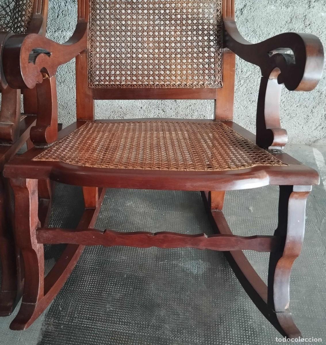 Antig&uuml;edades: MECEDORA FINALES SIGLO XIX - Foto 3