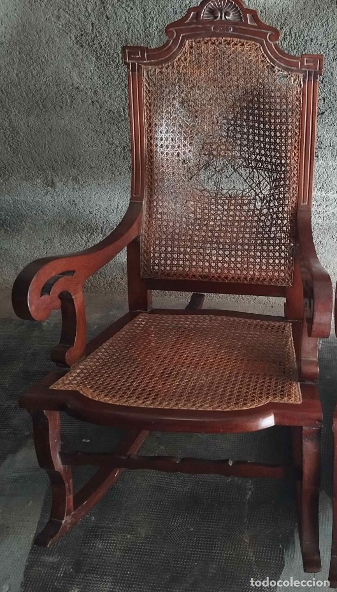 Antig&uuml;edades: MECEDORA FINALES SIGLO XIX - Foto 1