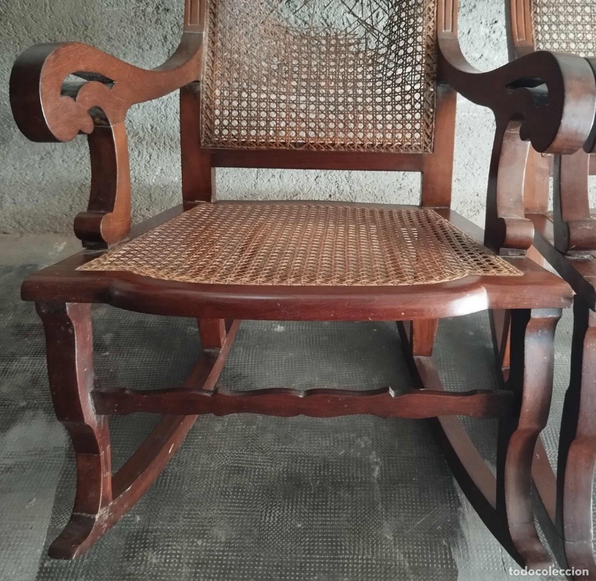 Antig&uuml;edades: MECEDORA FINALES SIGLO XIX - Foto 4
