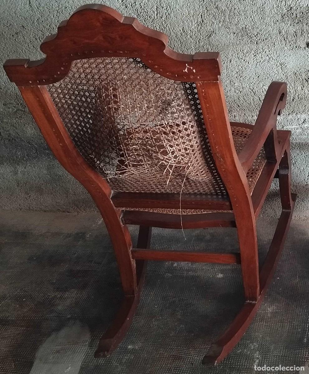 Antig&uuml;edades: MECEDORA FINALES SIGLO XIX - Foto 7