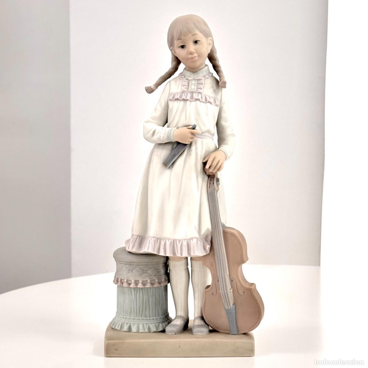 Antig&uuml;edades: Lladro Lecci&oacute;n de Viola - Foto 1