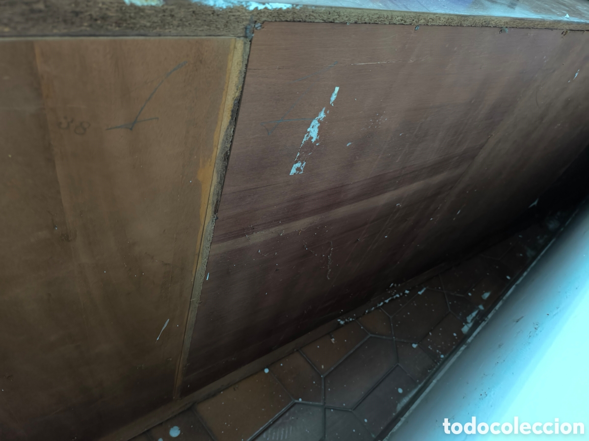 Antig&uuml;edades: Mueble comedor grande madera y marmol - Foto 13