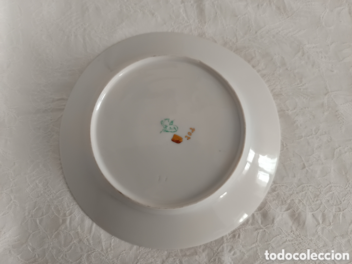 Antig&uuml;edades: Plato porcelana Fragonard - Foto 5