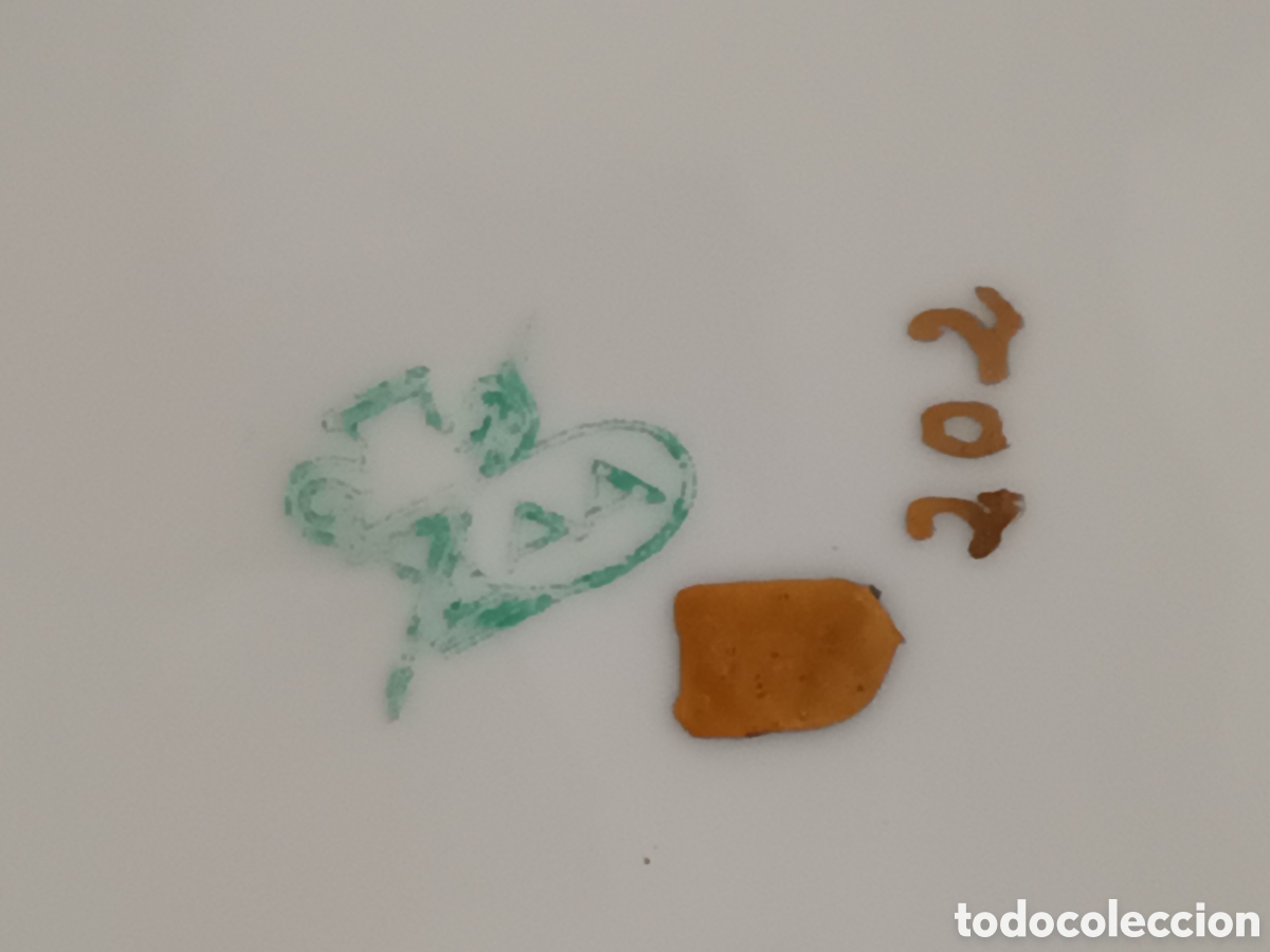 Antig&uuml;edades: Plato porcelana Fragonard - Foto 6