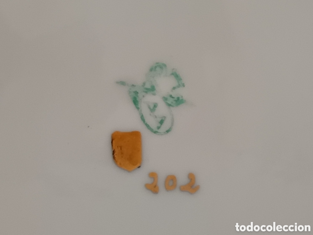 Antig&uuml;edades: Plato porcelana Fragonard - Foto 7