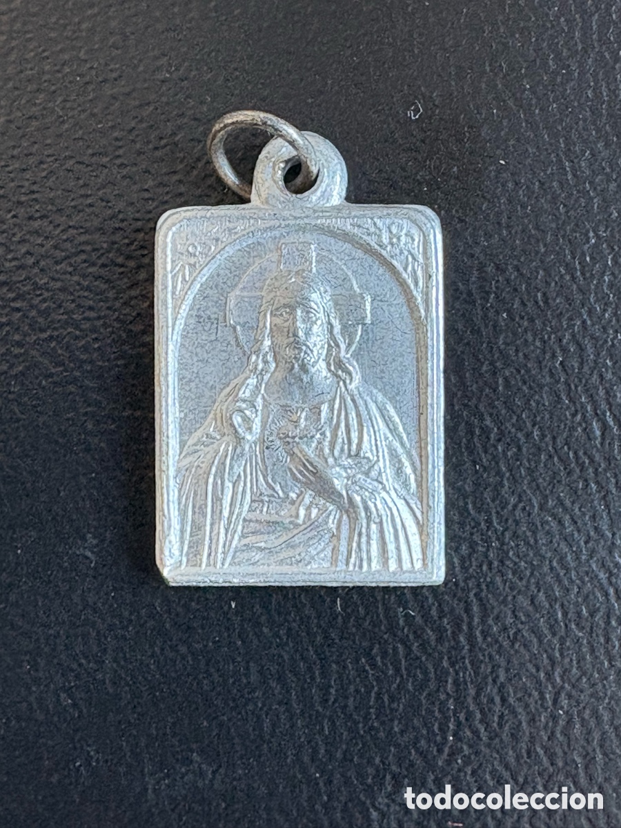 Antig&uuml;edades: Medalla religiosa de aluminio (A2) - Foto 2
