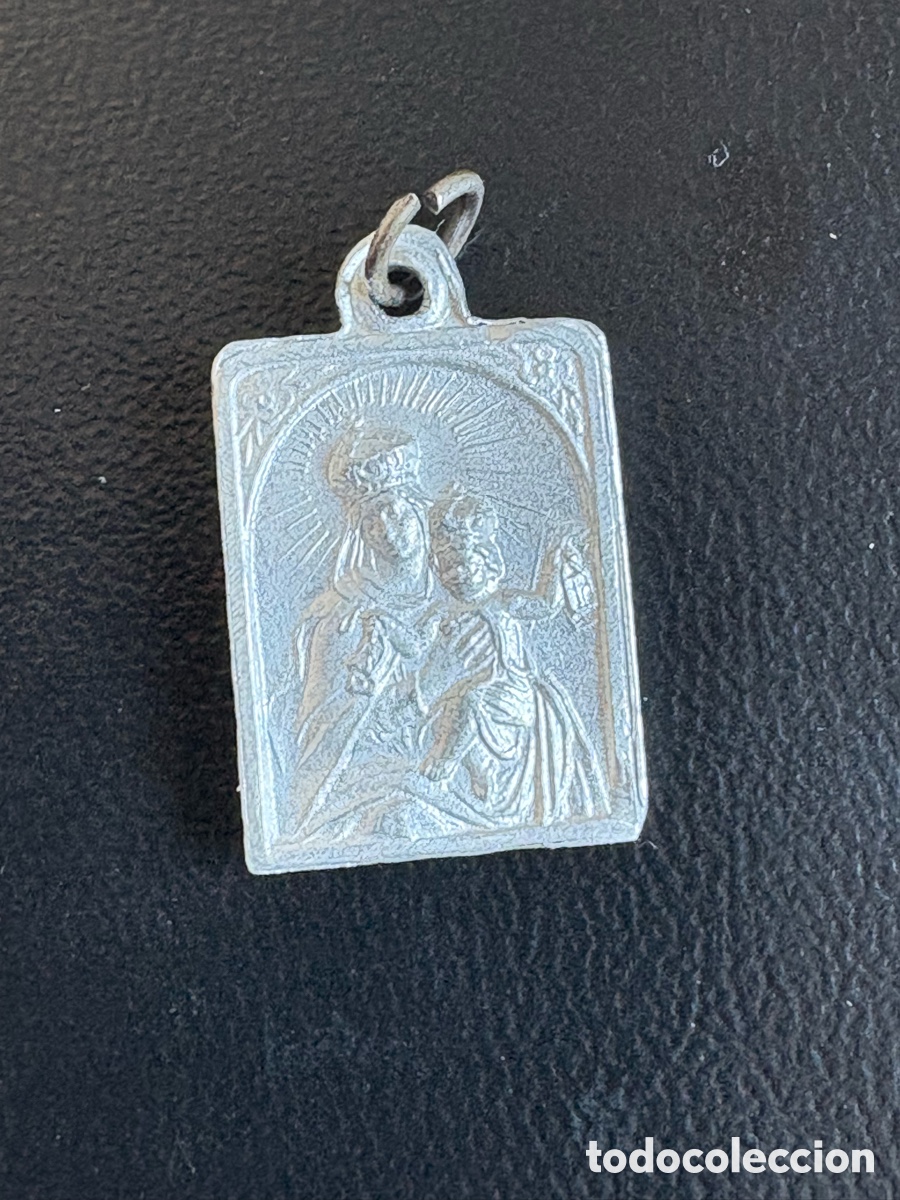 Antig&uuml;edades: Medalla religiosa de aluminio (A2) - Foto 1