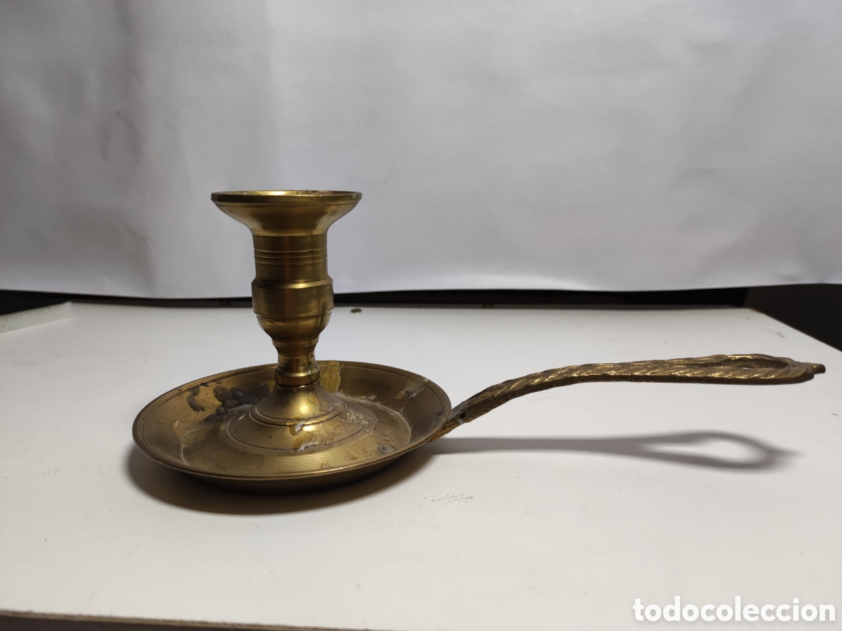 Antig&uuml;edades: Palmatoria lat&oacute;n Isabelina - Foto 1
