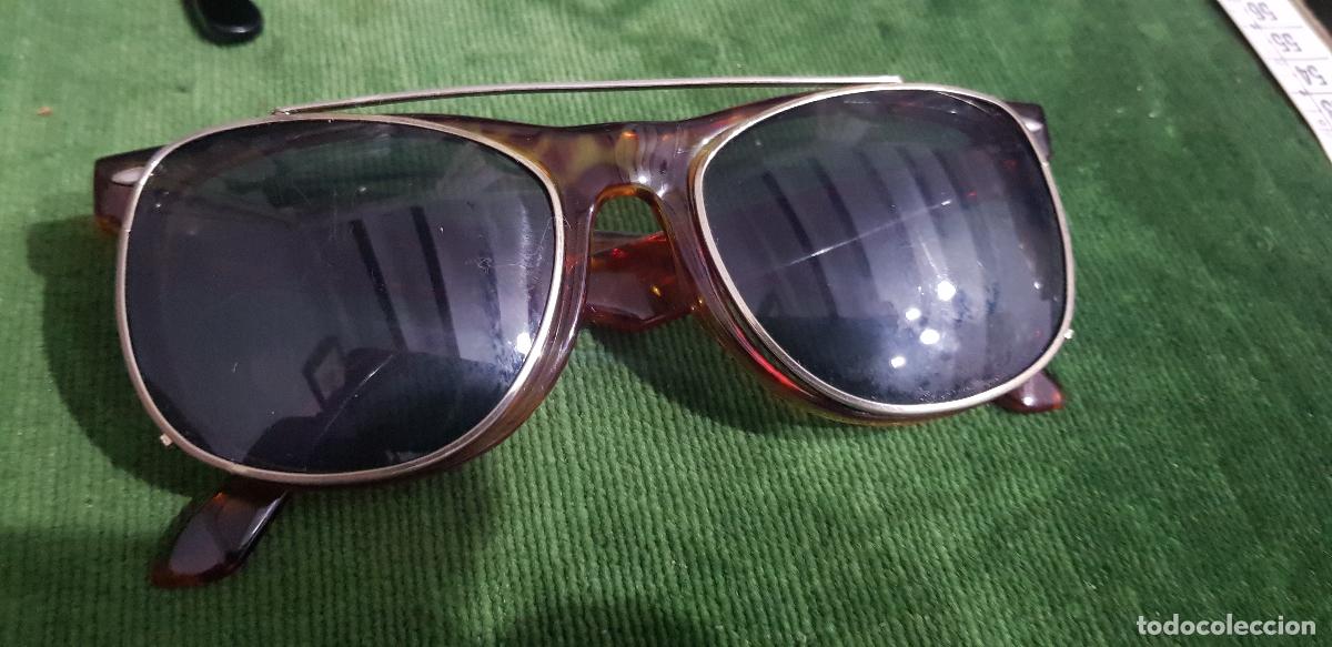 Antig&uuml;edades: GAFAS TRANSPARENTES CON VISERA DE SOL - Foto 1
