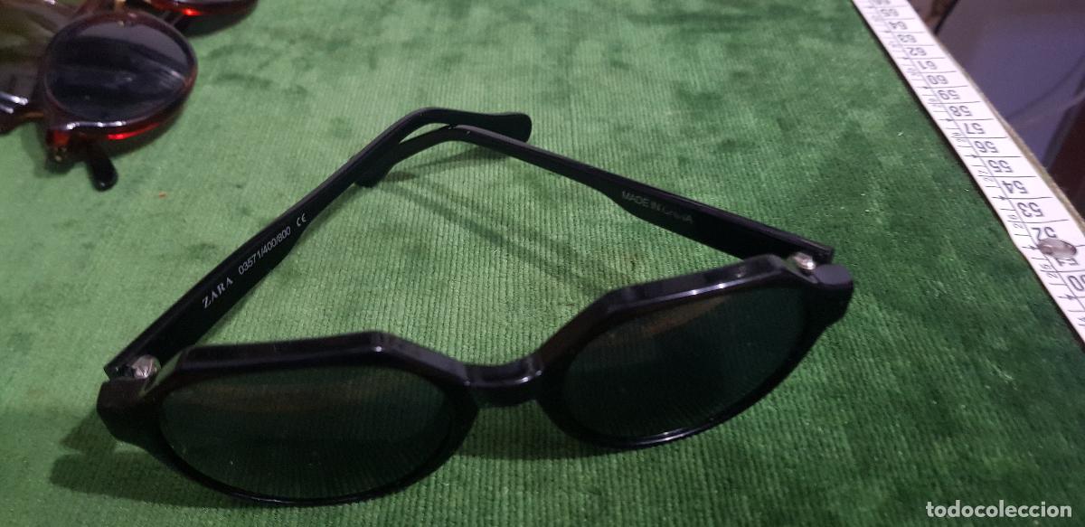 Antig&uuml;edades: GAFAS NEGRAS DE SOL ZARA - Foto 4