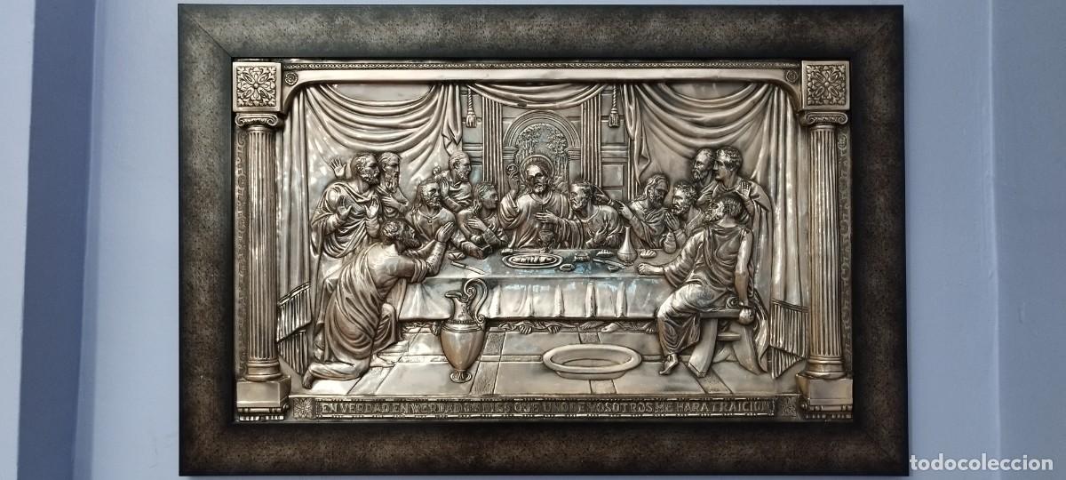 Antig&uuml;edades: Cuadro en relieve, &rdquo;&Uacute;ltima cena&rdquo; - Foto 1
